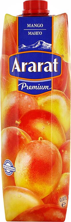 Juice "Ararat Premium" 0.97l Mango