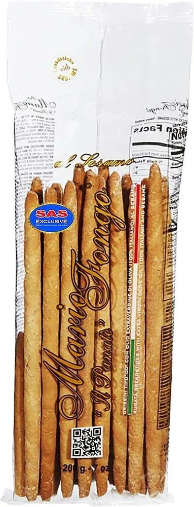 Breadsticks with sesame "Mario Fongo" 200g