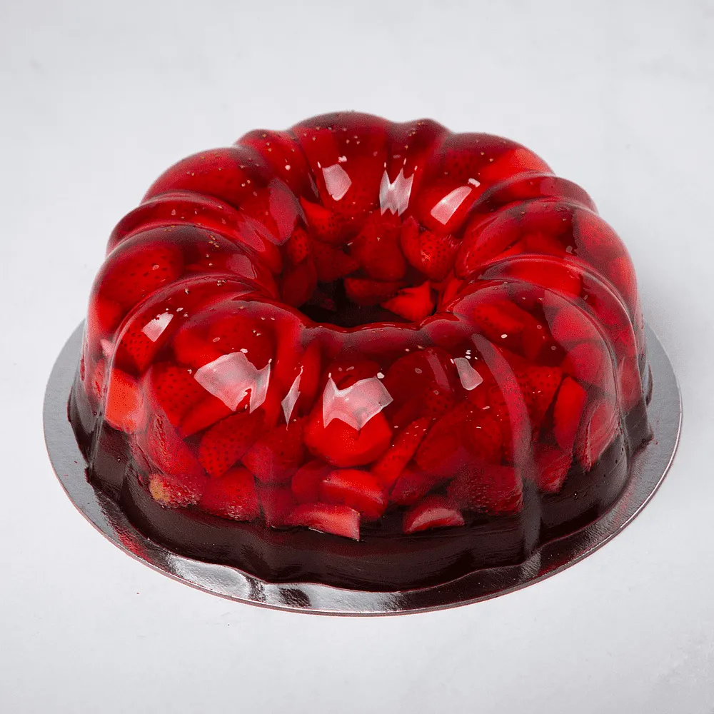 Jelly fruit cake suffle