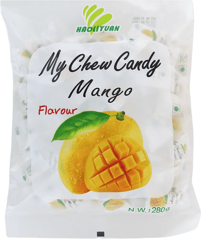 Chewing candy with mango flavor "Haoliyuan My Chew Candy" 280g
