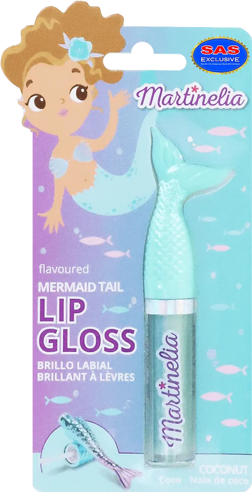 Kids lip gloss "Martinelia Mermaid Tail Coconut"
