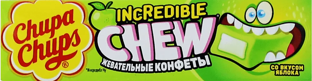 Chewing candy with apple flavor "Chupa Chups" 47g

