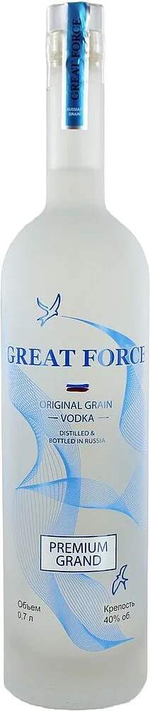 Vodka "Great Force Premium Grand" 0.7l
