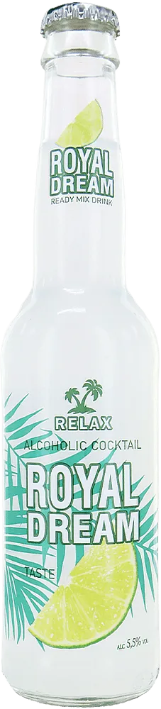 Կոկտեյլ ալկոհոլային լայմի և կիտրոնի «Relax Royal Dream» 0․33լ
