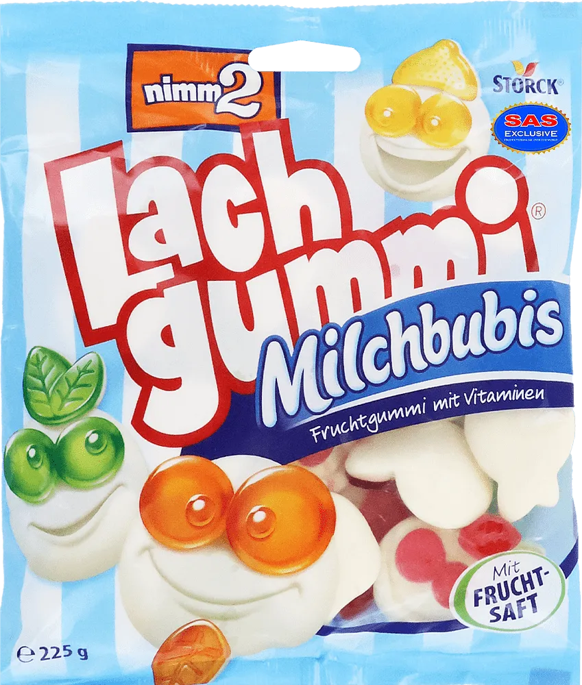 Մաստակ-կոնֆետ կաթնային «Luch Gummi Milchbubis» 225գ
