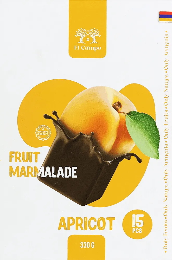 Մարմելադ ծիրանի ջնարակապատ «El Campo Apricot» 330գ