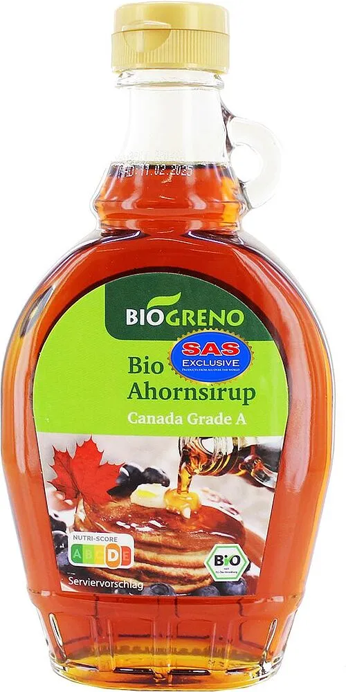 Maple syrup "Bio Greno" 250ml 