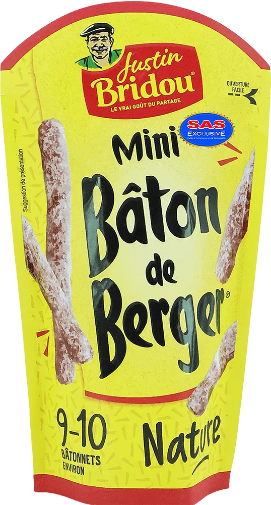 Salami sausage "Justin Birdou Mini Baton" 100g