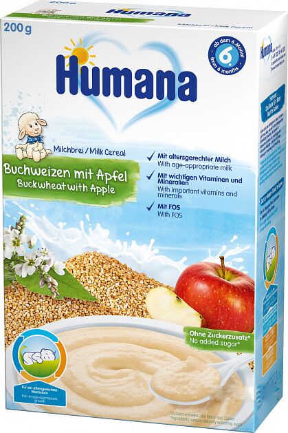 Կաթնային շիլա «Humana» 200գ