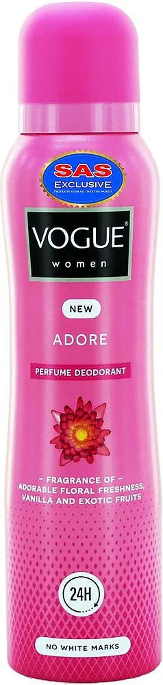 Perfumed deodorant "Vogue Adore" 150ml
