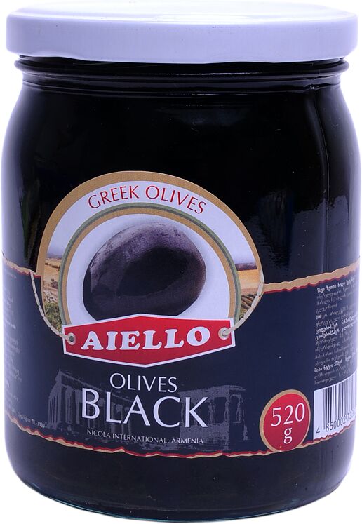 Black olives with stone 