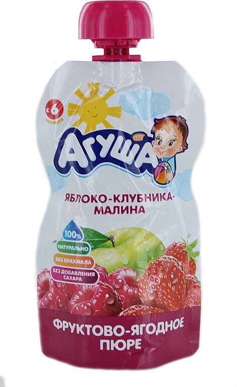 Fruit puree «Агуша» 90g