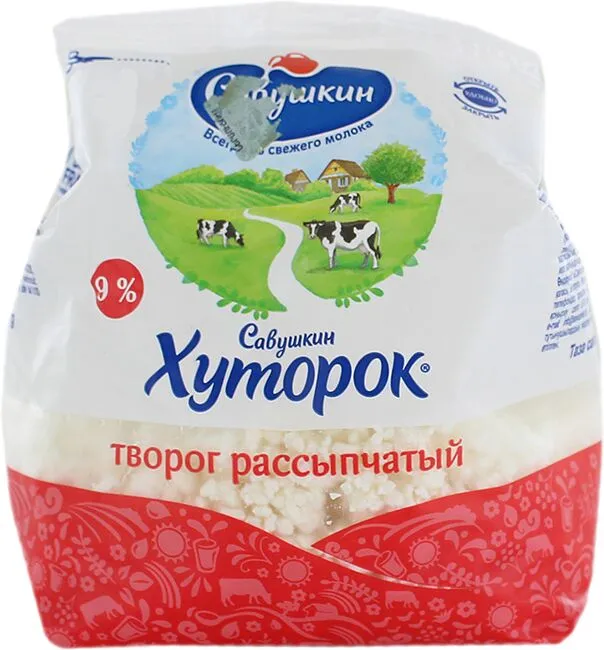 Curd "Savushkin" 350g richness 9%