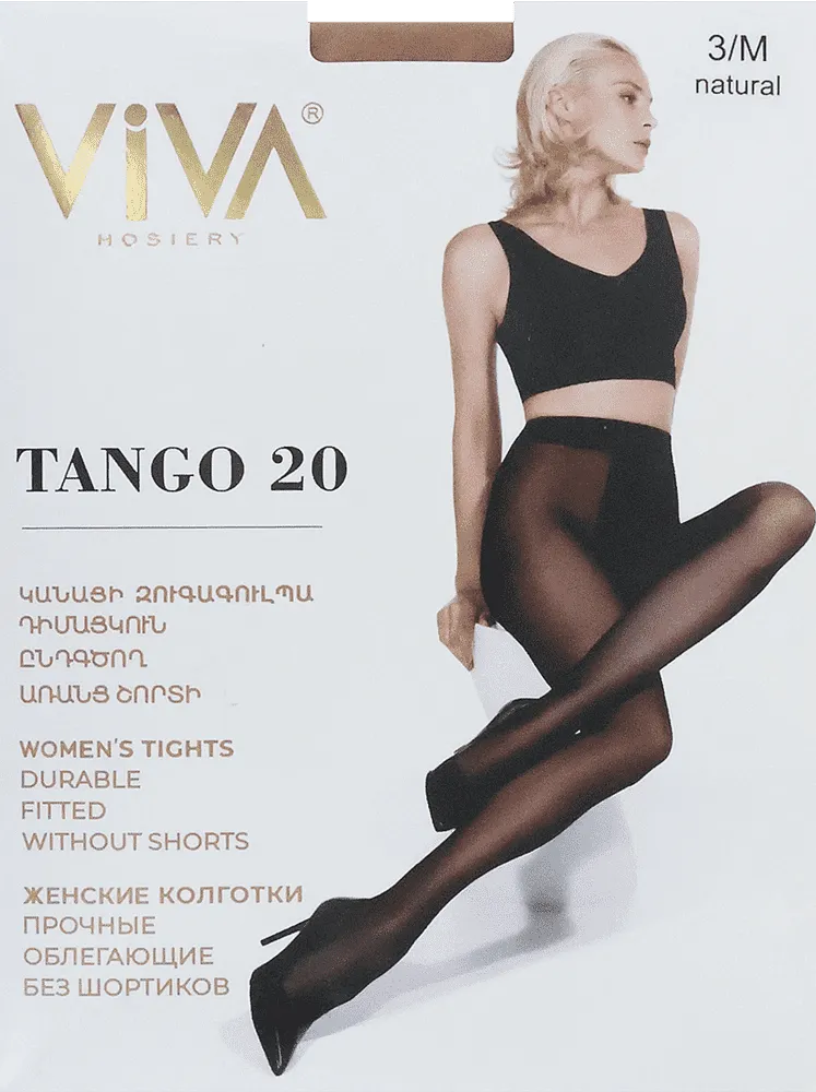 Natural tights "Viva Tango 20 Den 3-M"
