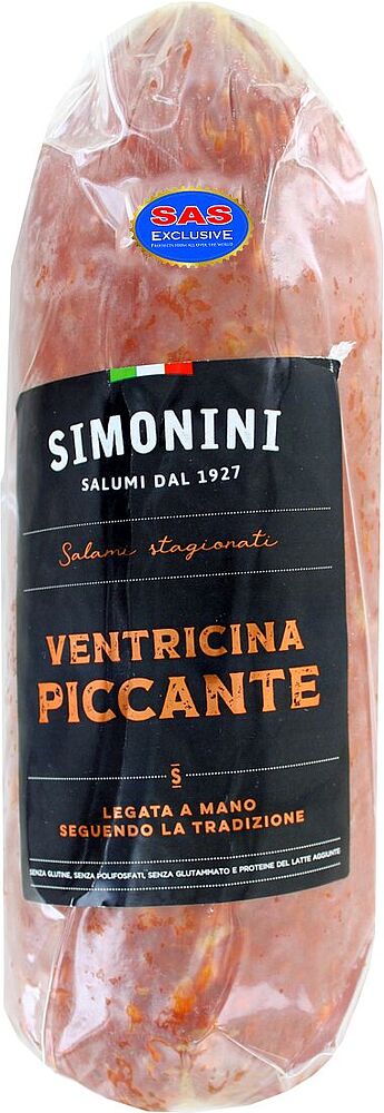 Hot salami sausage "Simonini Ventricina Piccante"
