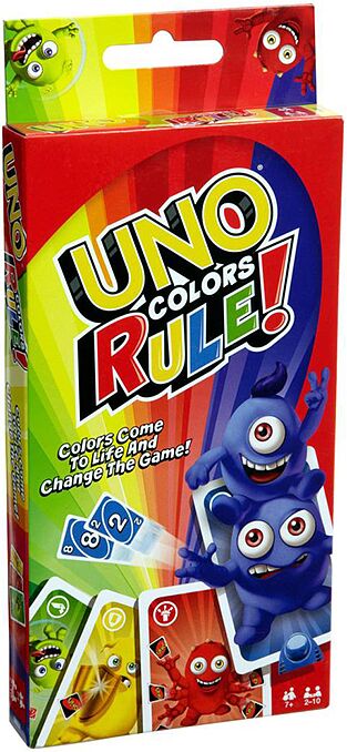 Playing cards "UNO Colors Rule"