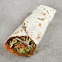 Lahmacun with chicken shawarma