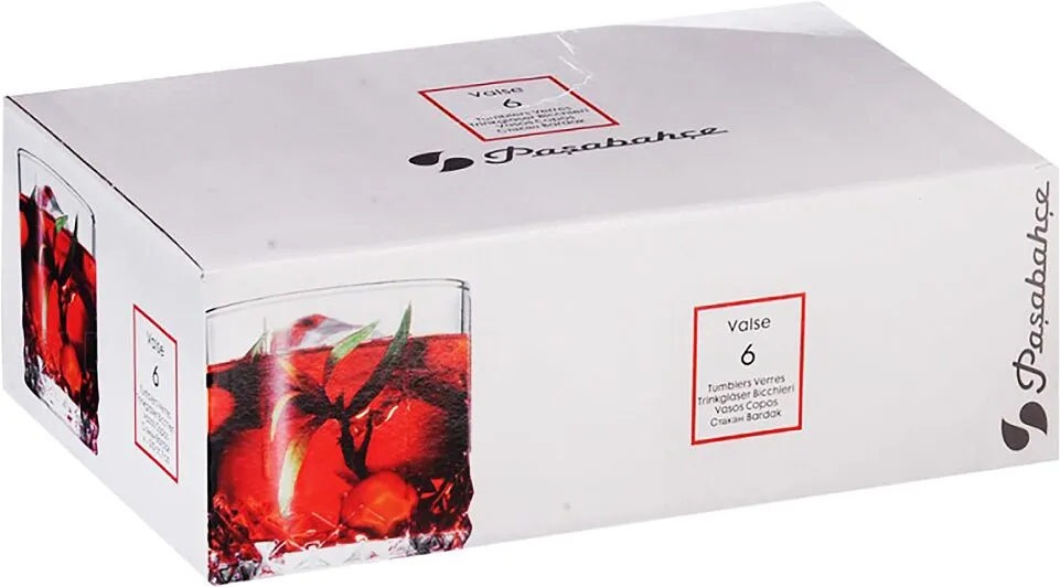 Glass "Pasabahce Valse" 6 pcs
