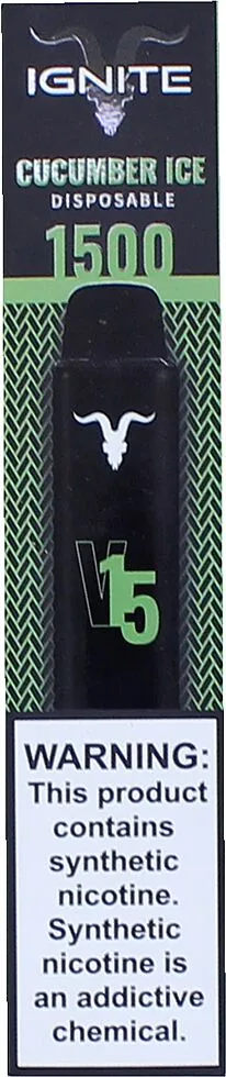 Cucumber flavored electric pod "Ignite" 1500 puffs, 