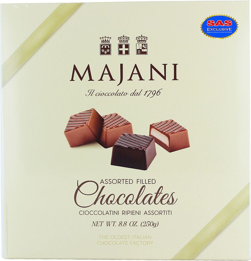 Շոկոլադե կոնֆետների հավաքածու «Majani» 250գ
