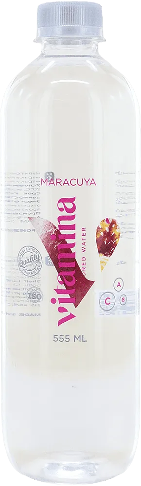 Passion fruit flavored water "Vitamina Maracuya" 555ml