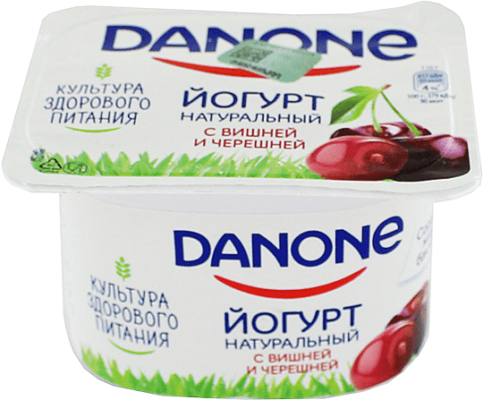 Yogurt with cherries 