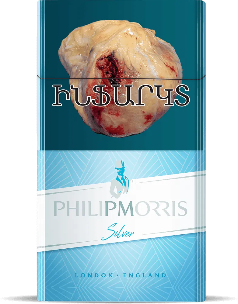 Cigarettes "Philip Morris Super Slims Silver" 