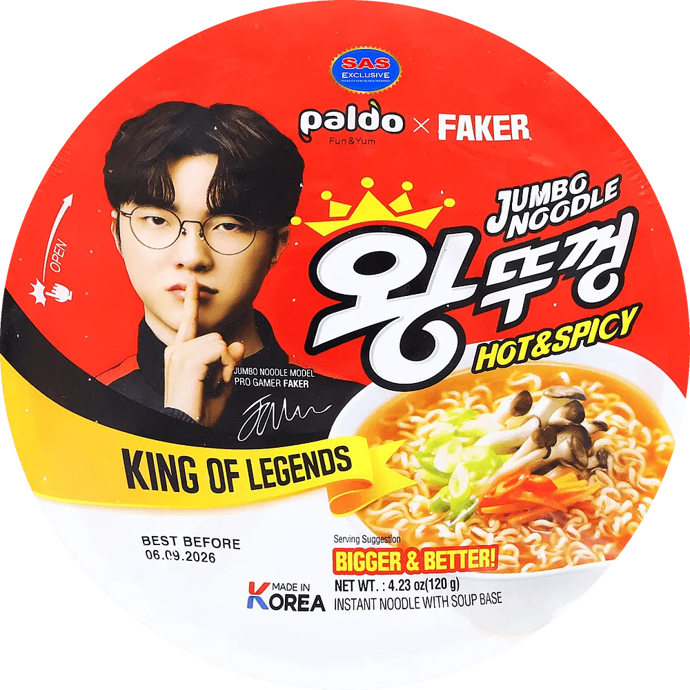 Լապշա կծու «Paldo Faker Hot & Spicy» 120գ