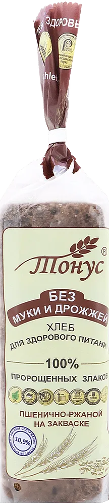 Flourless & yeast-free bread "Tonus" 400g±3%