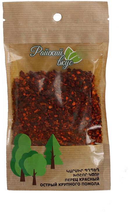 Large ground red pepper "Райский Вкус" 50g