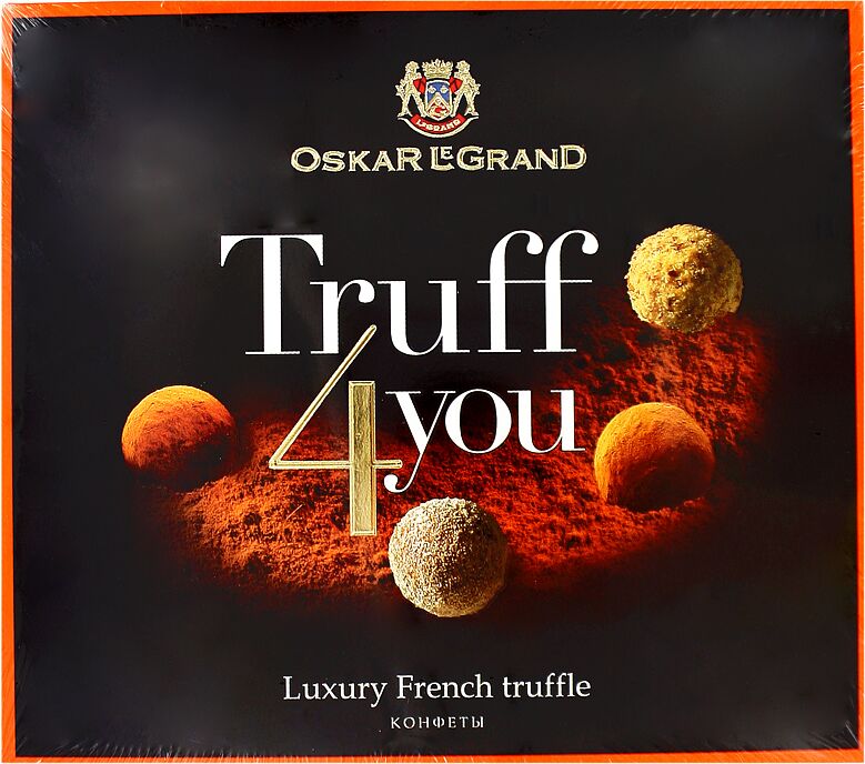 Շոկոլադե տրյուֆելների հավաքածու «Oskar Le Grand Truff 4 You» 200գ