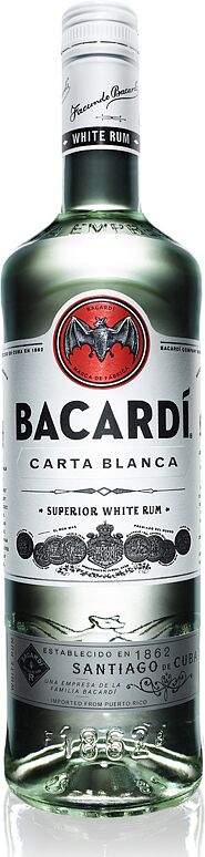 Ռոմ «Bacardi Superior Carta Blanca» 1լ 