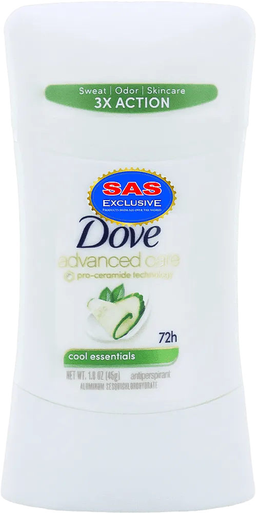 Հակաքրտինքային միջոց-սթիք «Dove Advanced Care Cool Essentials» 45գ
