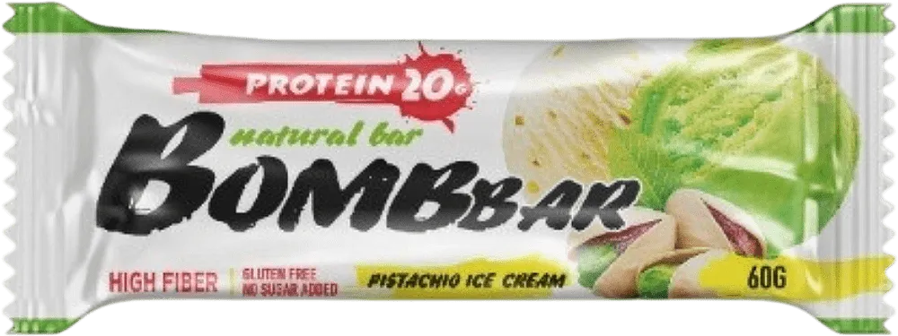Protein bar "Bombbar Pistachios & Cream" 60g
