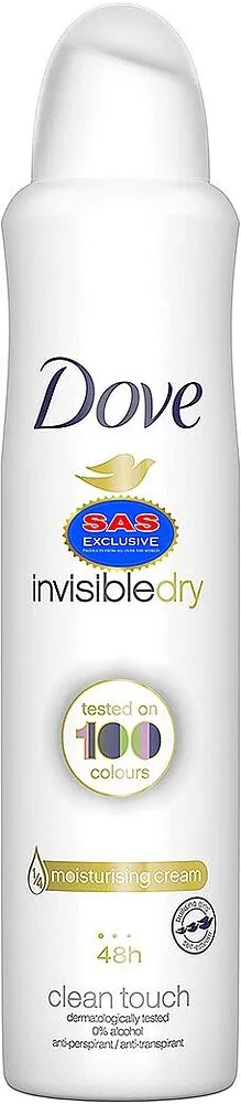 Antiperspirant - deodorant "Dove Invisible Dry" 150ml 