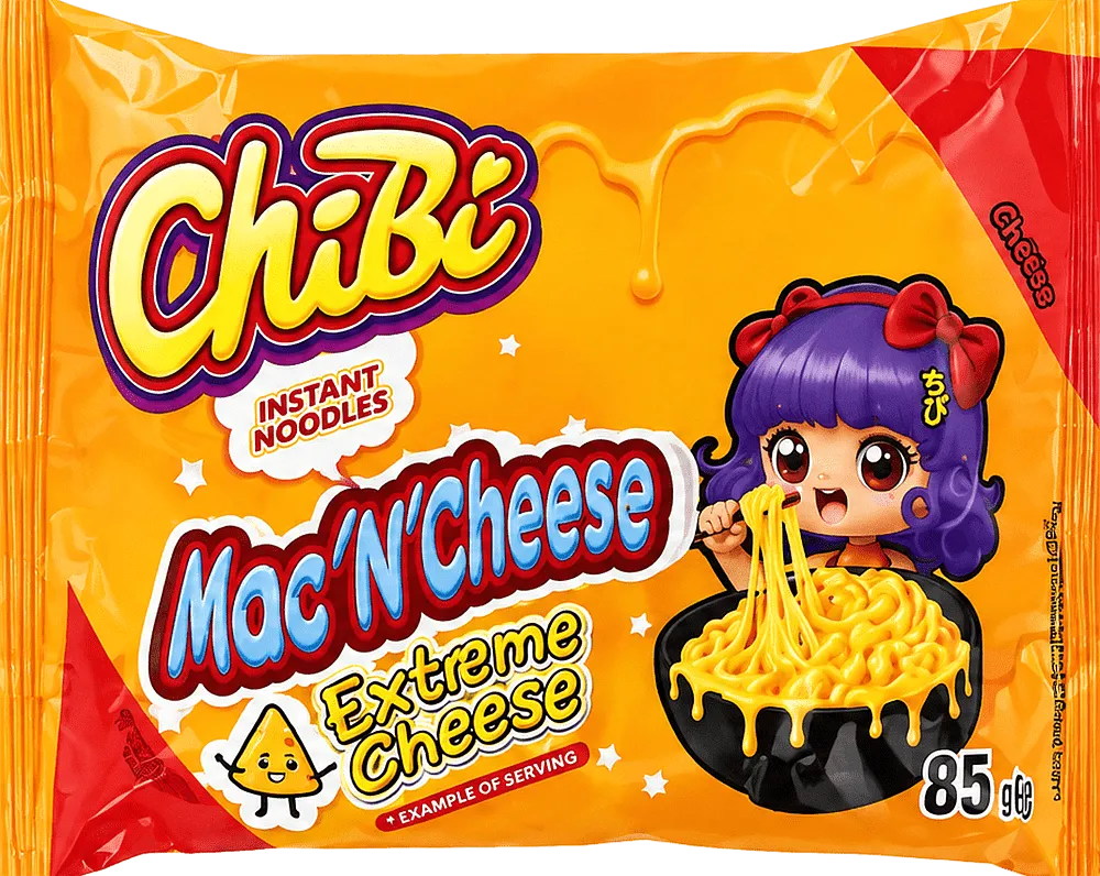 Լապշա պանրի «Chibi Mac'n'Cheese» 85գ
