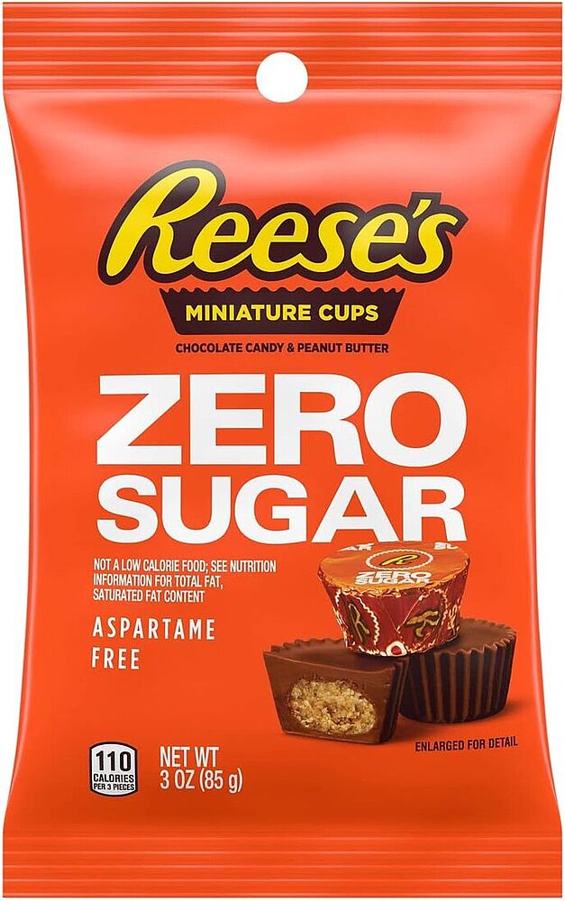 Շոկոլադե կոնֆետներ «Reese's Zero» 85գ
