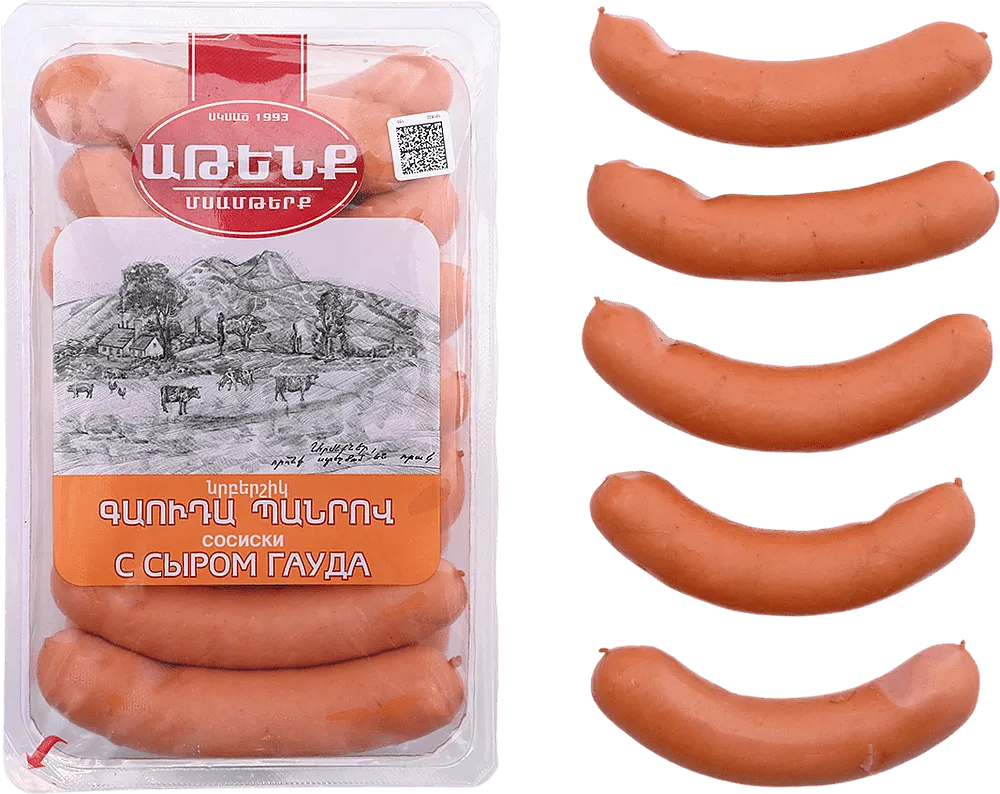 Сосиски с сыром "Атенк" 