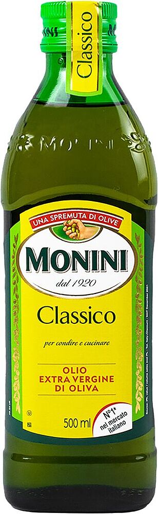 Olive oil "Monini Extra Virgin Classico" 0.5լ
