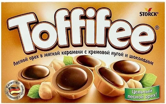 Лесной орех в карамельной чашечке "Toffifee" 125г 