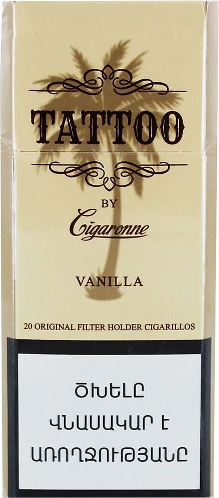 Cigarillos "Cigaronne Tattoo Superslims Vanilla"  	