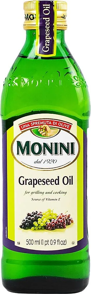 Grapeseed oil "Monini Grapeseed" 0.5l