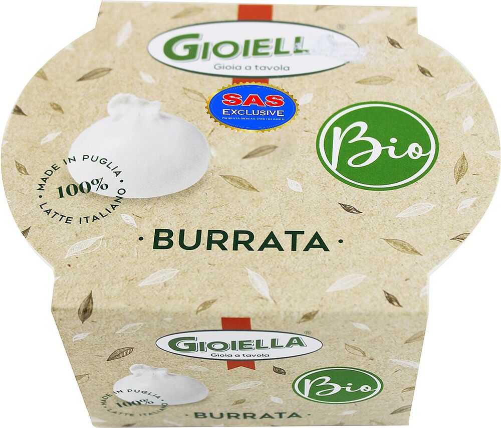 Сыр буррата "Gioiella Bio" 125г
