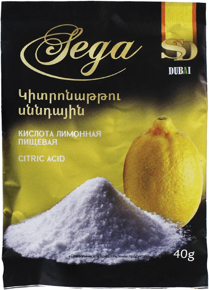Citric acid "Sega" 40g
