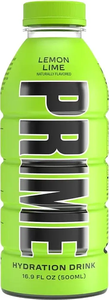 Refreshing lemon & lime flavored drink "Prime" 500ml 
