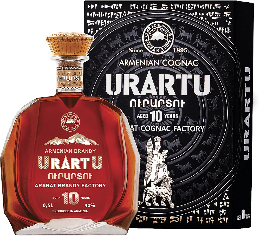 Cognac "Urartu 10*" 0.5l
