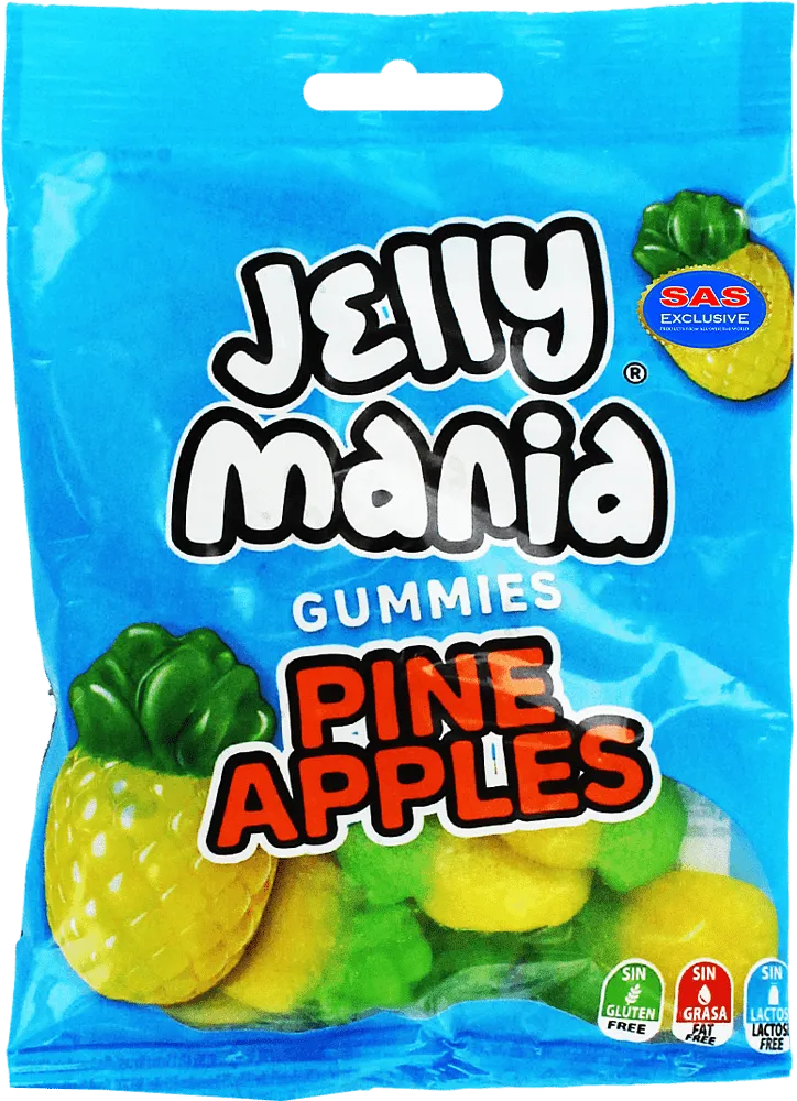 Jelly candies "Jake Jelly Mania Pineapples" 100g
