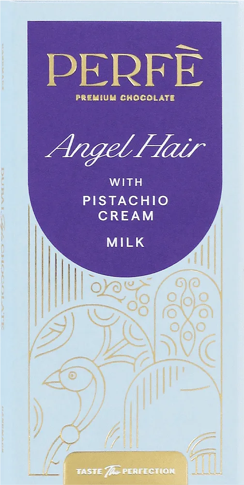 Chocolate bar with pistachio cream & cotton candy "Perfe Angel Hair Dubai" 170g±3%
