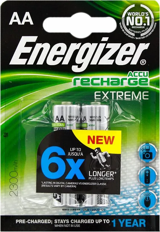 Battery "Energizer AA-HR6" 2 pcs