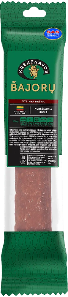 Dried sausage "Krekenavos Bajoru" 200g